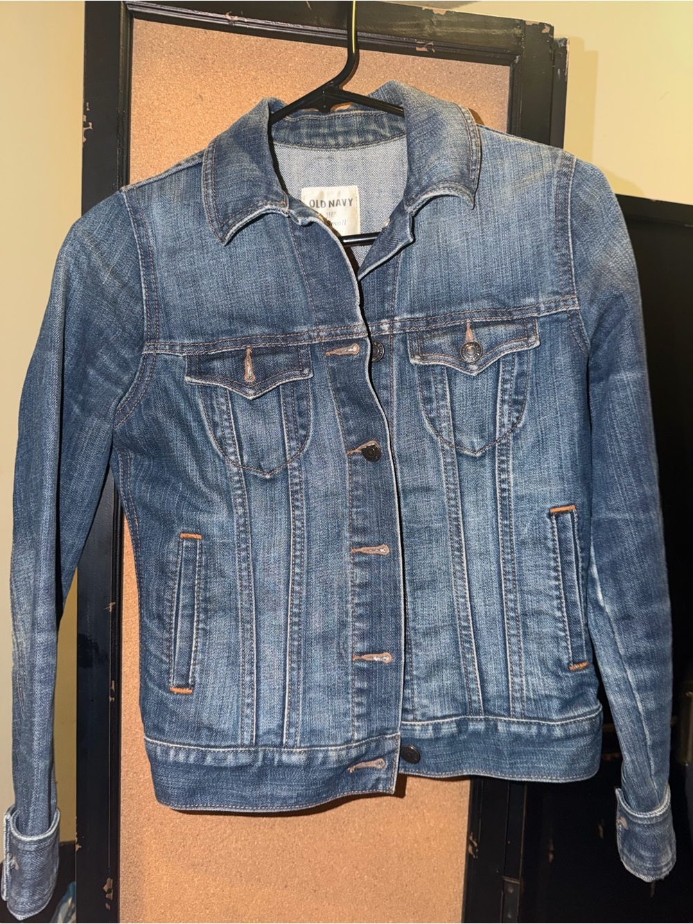 Old Navy Medium Blue Denim Trucker Jacket